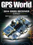 GPS World January 2014 cover