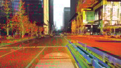 Point cloud and 360-degree image collected with the Leica Pegasus: Two Ultimate. (Photo: Leica Geosystems )