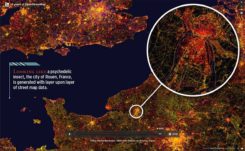 A European region in 2015. (Image: OpenStreetMap/GPS World)