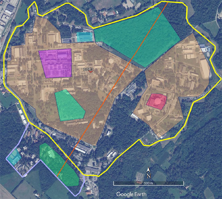 The JRC Ispra campus covers 170 hectares with 100 buildings and 36 km of roads. It provides state-of-the-art laboratories, smart city infrastructure (grids, homes, mobility), and varied topography with urban, semi-urban, rural and woodland areas. (Image: EC)
