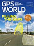 GPS World March 2016 cover